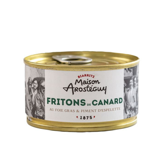 Maison Arosteguy Fritons de Canard Au Foie Gras et Piment D’Espelette