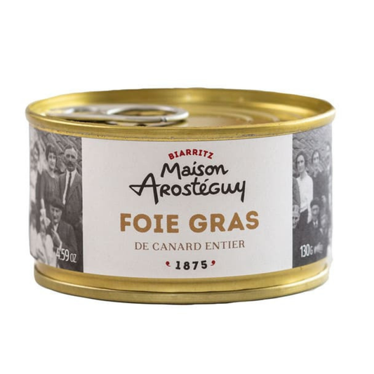 Maison Arosteguy Foie Gras de Canard Entier 130g
