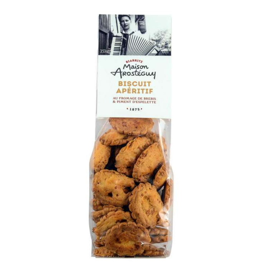 Maison Arosteguy Biscuits Aperitif Brebis et Piment