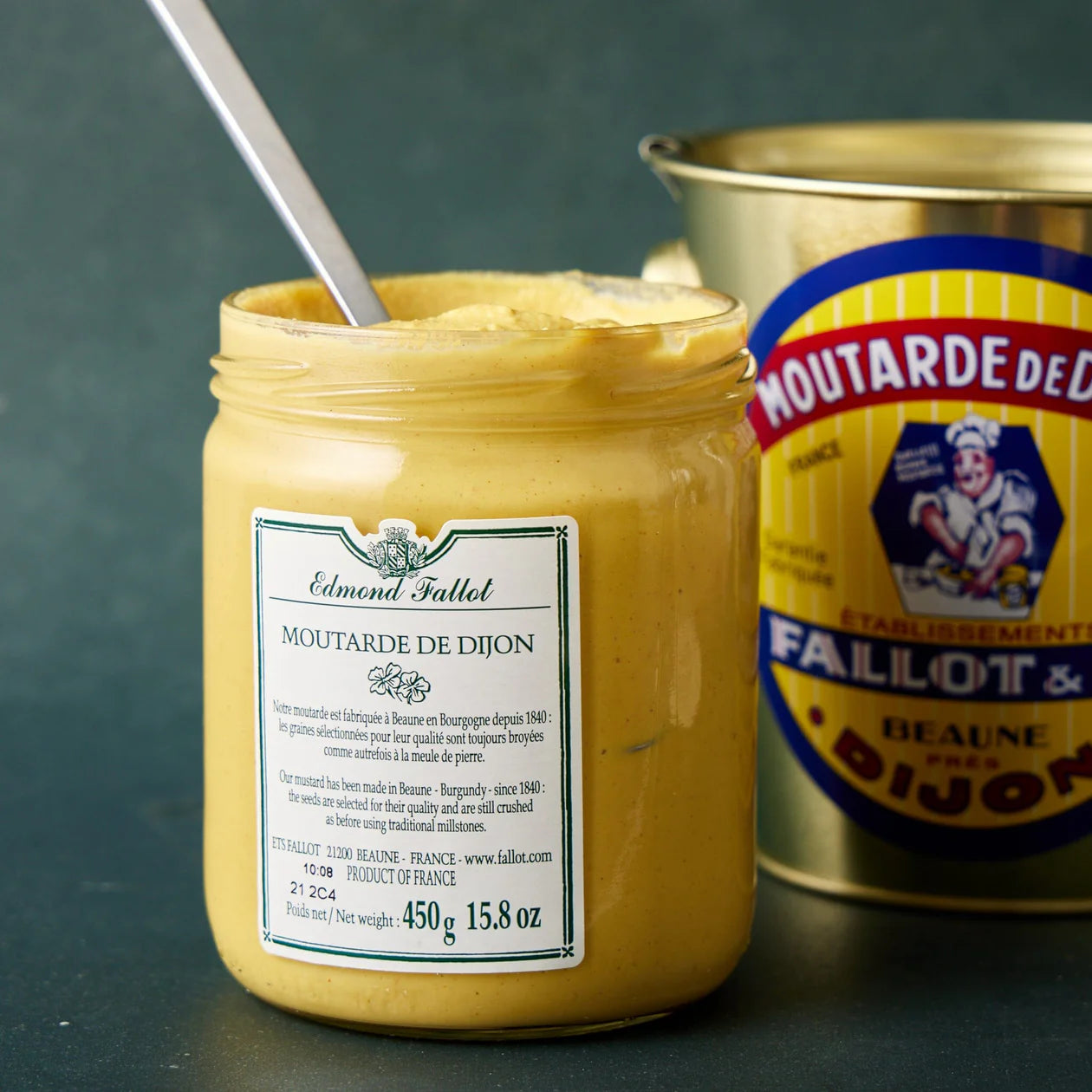 Edmond Fallot Dijon Mustard in Metal Pail